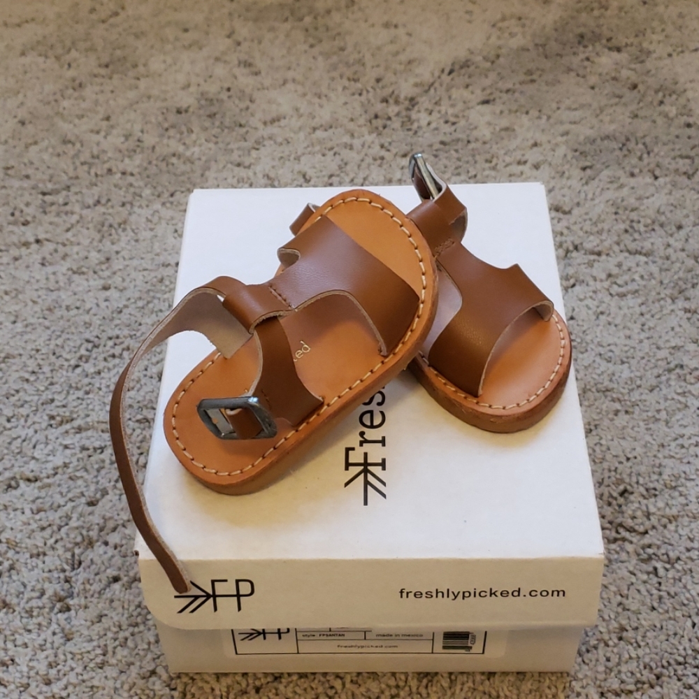 Freshly picked sandals